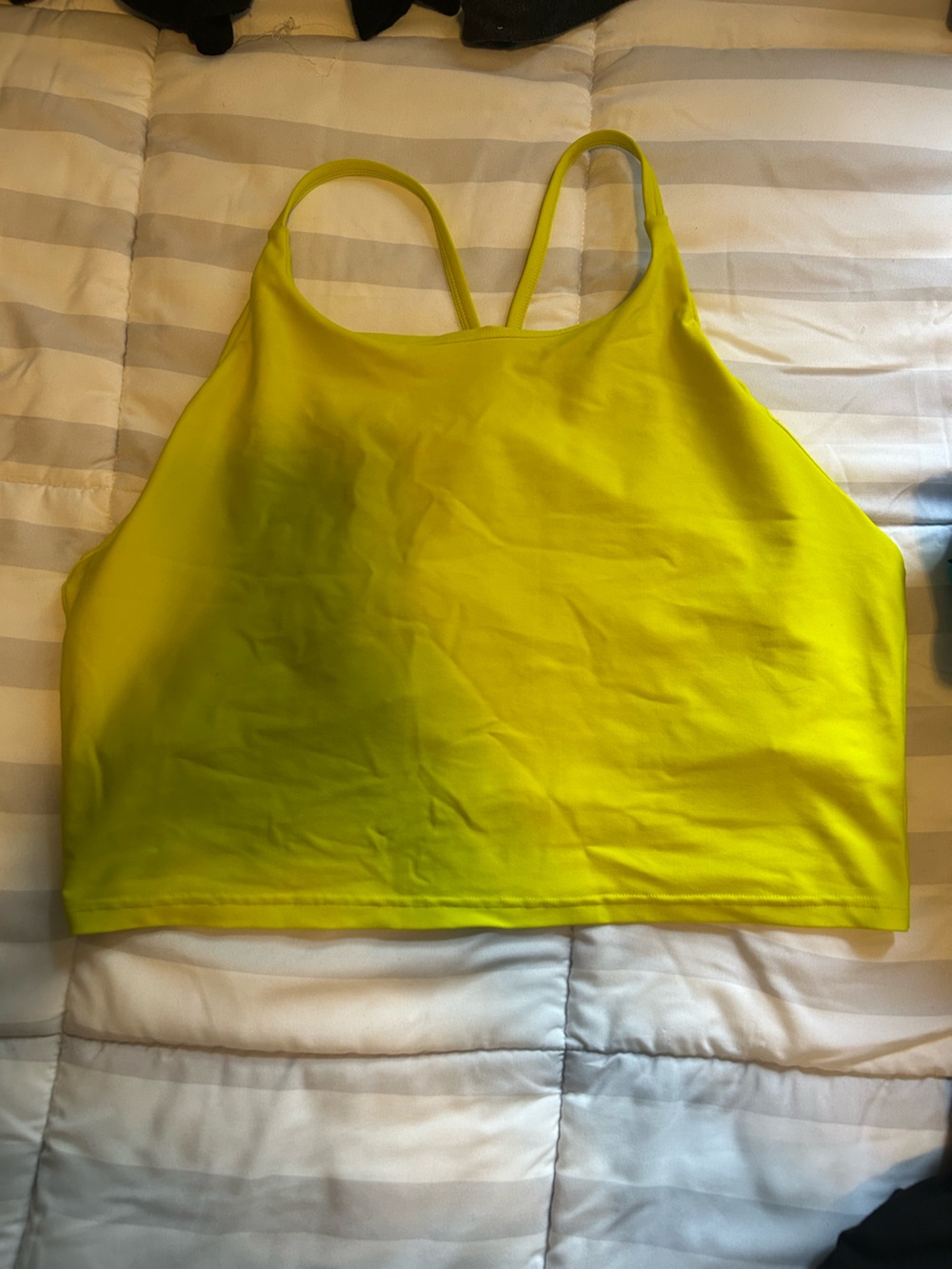 Old Navy Active Neon Yellow Sports Tank